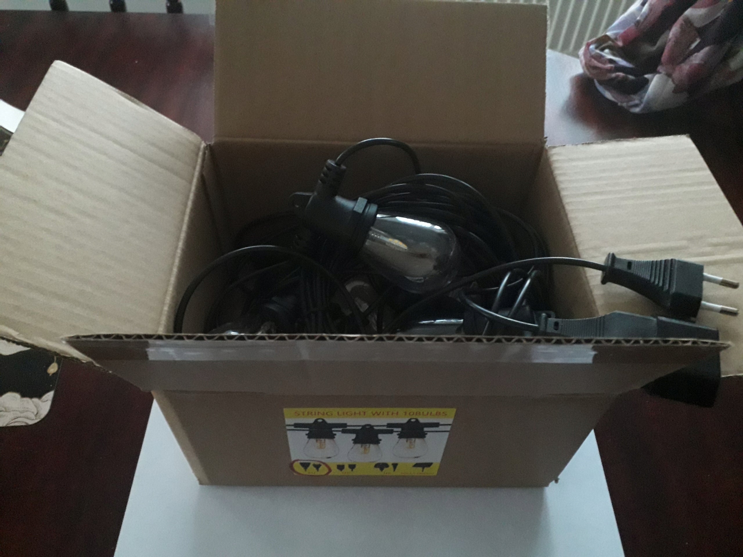 Outdoor electric bulb light garland Manufacturer code 7321