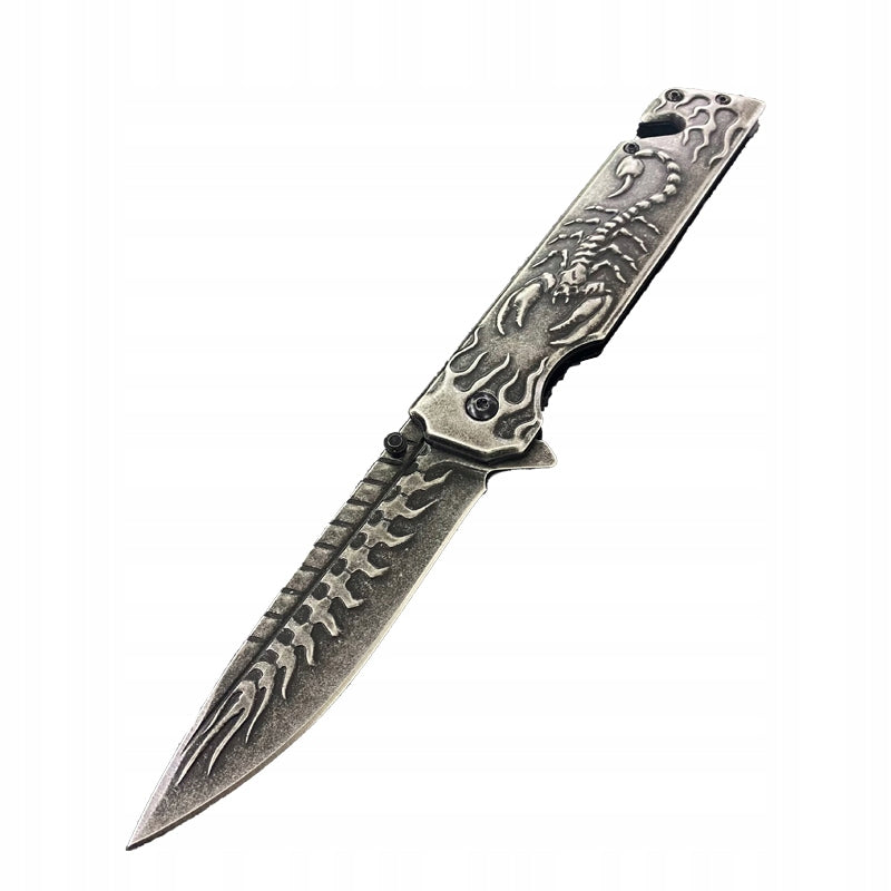 Outdoor folding knife, pocket knife, hiking, camping, gift or collectible.