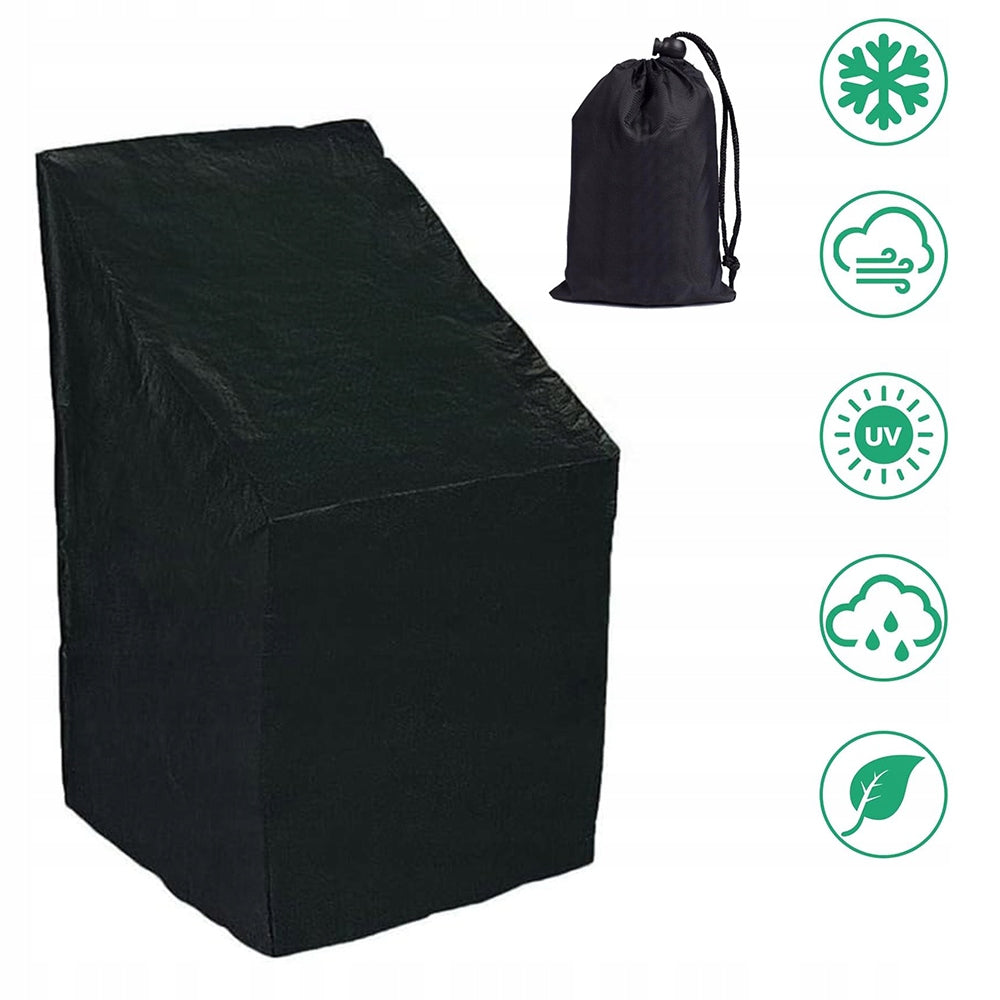 Outdoor furniture cover 68 x 69 x 110/150 cm waterproof black 210D Length 68 cm