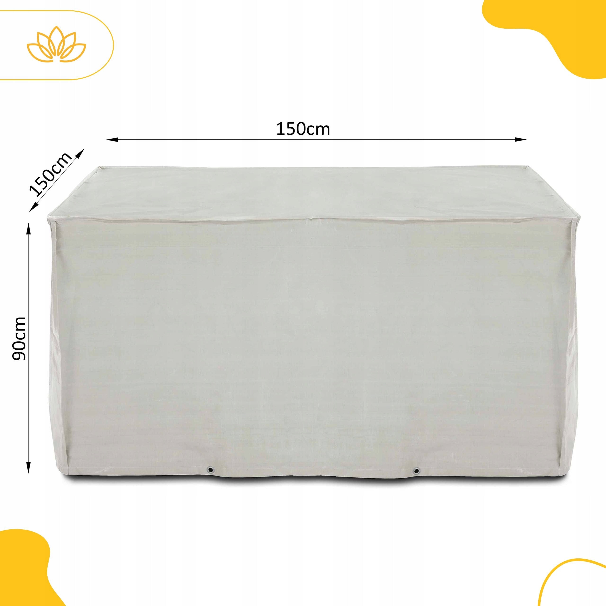 Outdoor furniture cover waterproof PALERMO 150x150x90 Tarpaulin for winter EAN (GTIN) 5902860171676