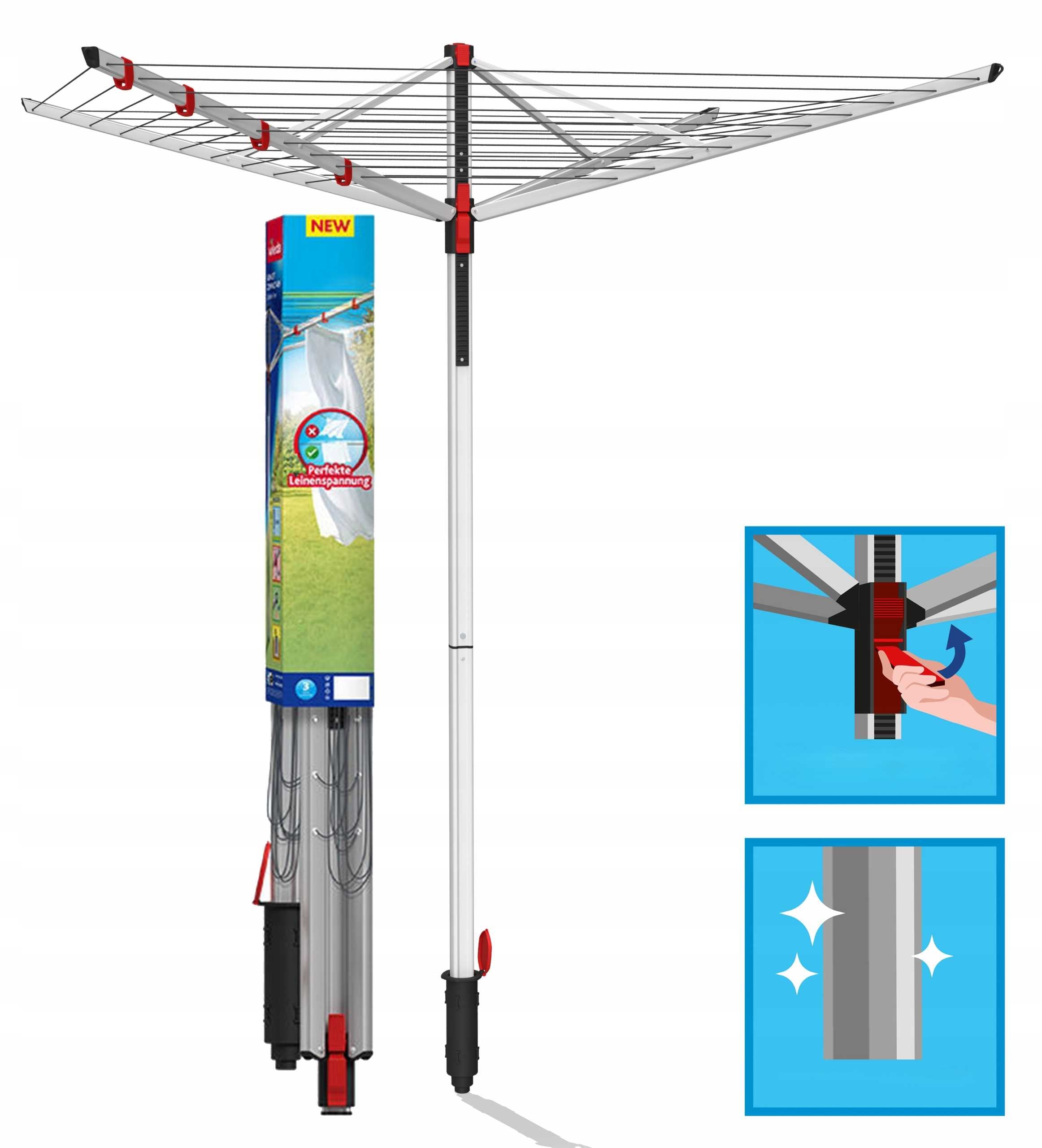 Outdoor garden dryer Vileda Sun Lift Compact 40 Manufacturer code 187752559