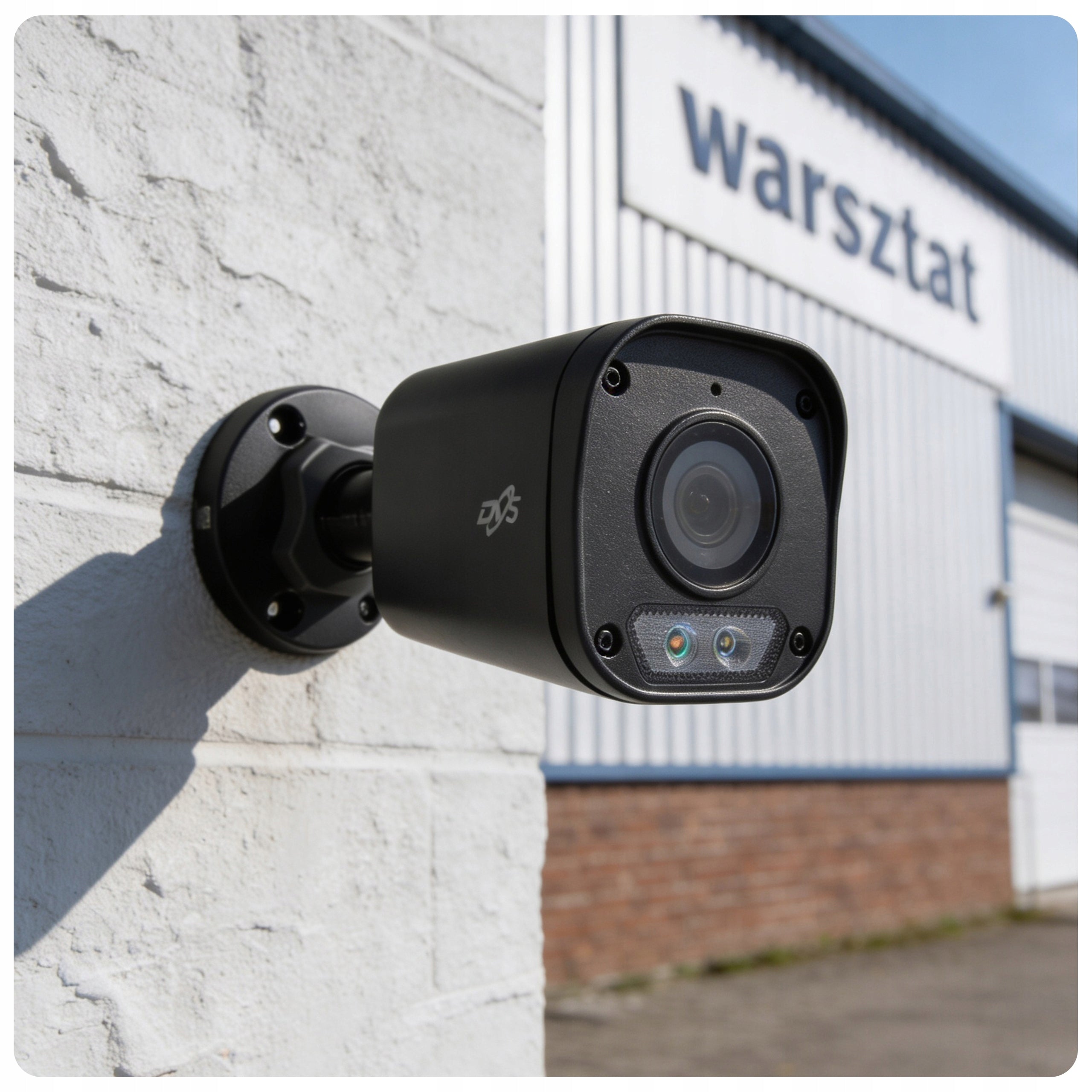 Outdoor home surveillance 6 cameras IP PoE IR 8Mpx drive 1TB analytics DVS Packaging status original