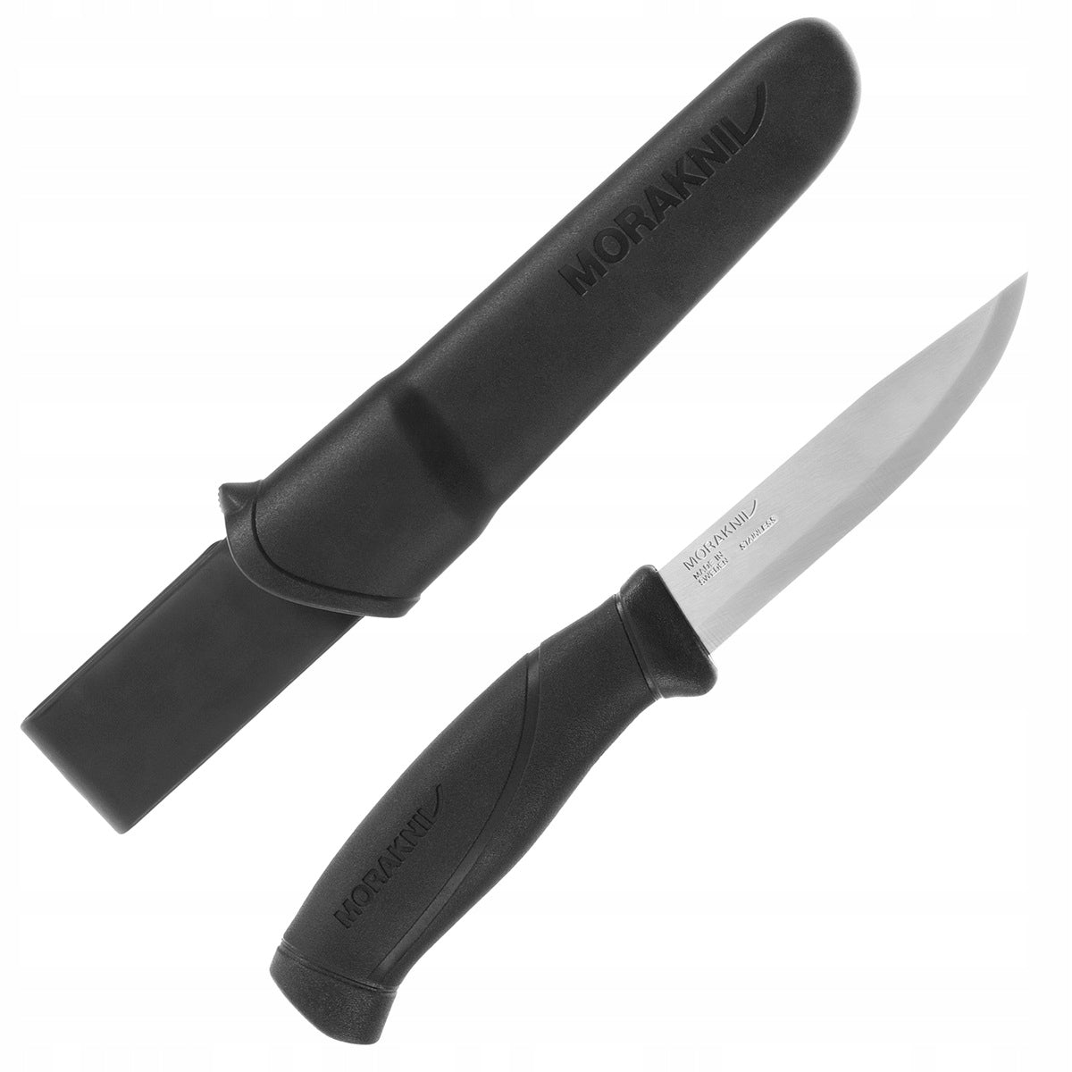 Outdoor knife Morakniv Companion Black 12141 steel 12C27 scandi 104 mm