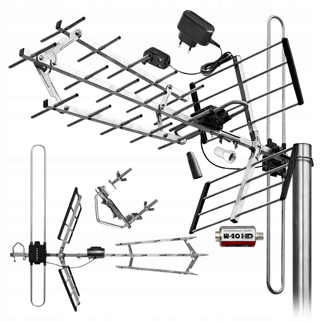 Outdoor terrestrial TV antenna TAMDEL TAZ-19A PRO Packaging status original