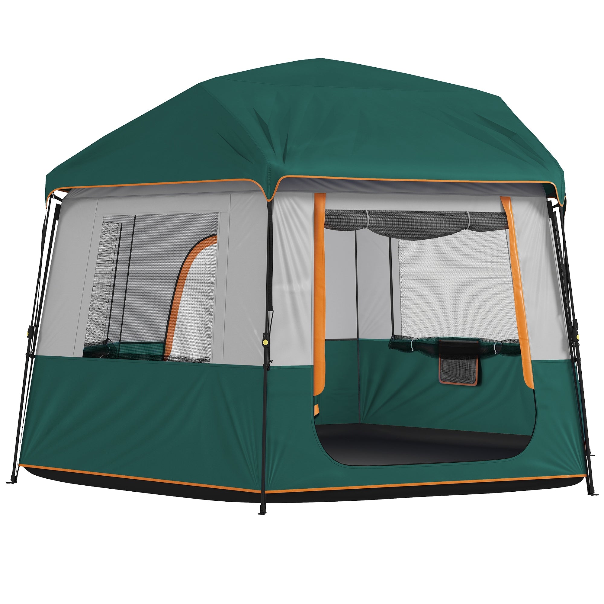 Outsunny Camping tent for 4-6 people stable 3000 mm waterproof