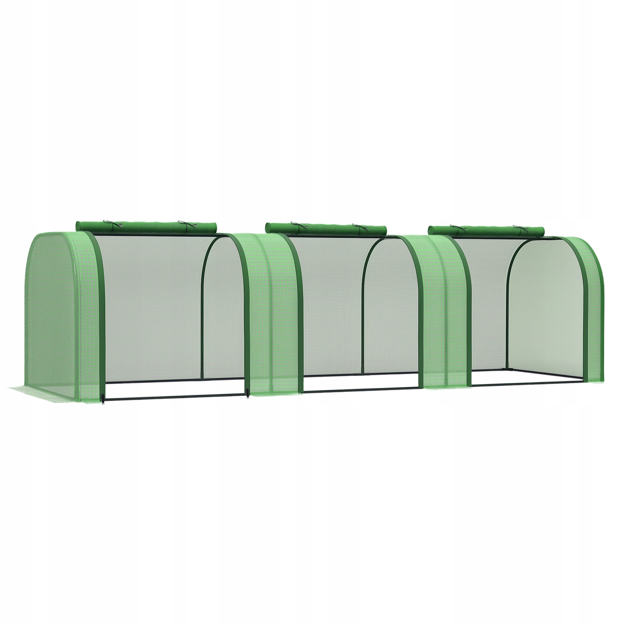 Outsunny Foil greenhouse Outsunny with door growing plants green