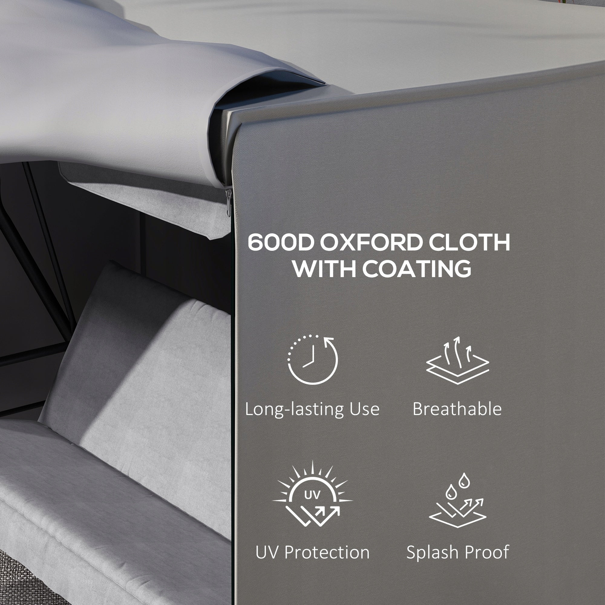 Outsunny Garden Swing Cover, Waterproof Oxford Cover Manufacturer Velway