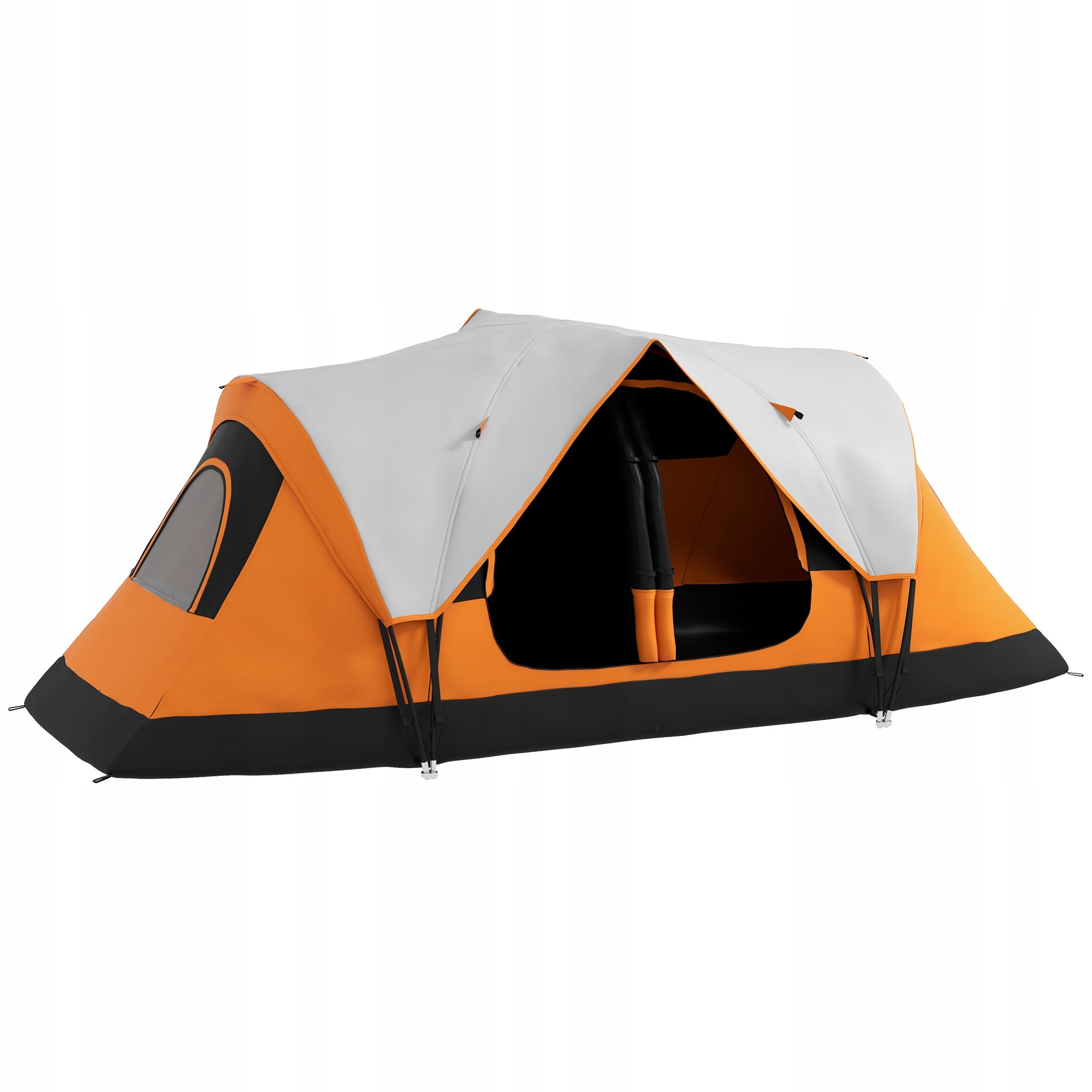 Outsunny Tunnel tent for 8 people, with hooks for light, net