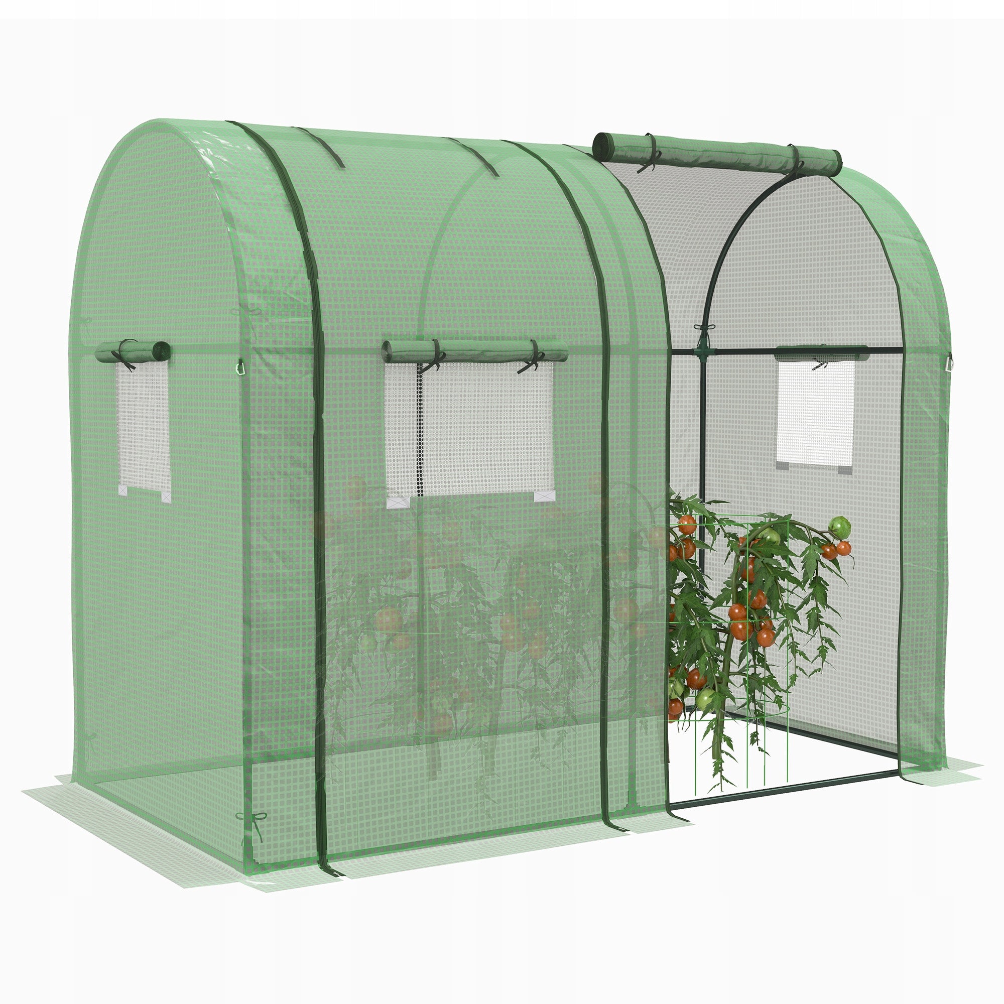 Outsunny UV foil greenhouse, 185x94x150 cm, green