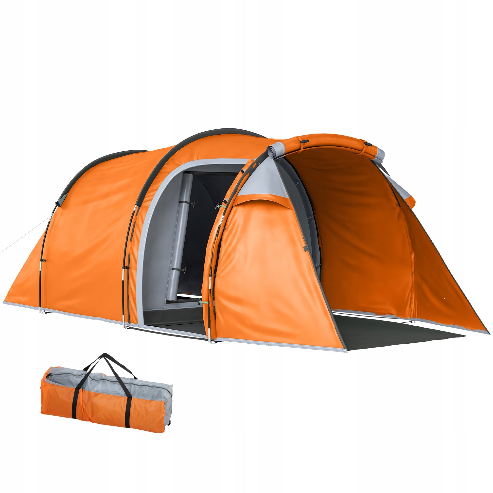 Outsunny tunnel tent for 2-3 people, with vestibule and hook