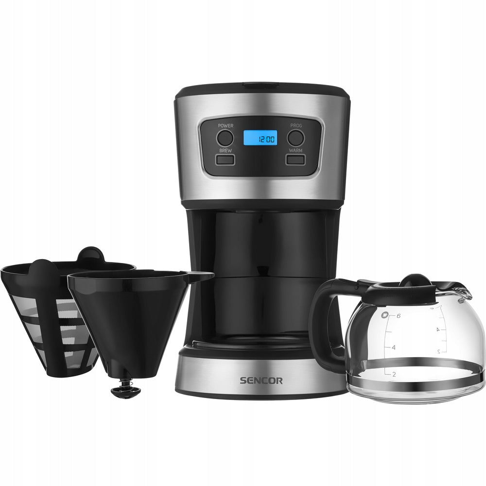 Overflow coffee maker Sencor SCE3700BK 700W 0.75 LCD reusable filter Manufacturer code SCE 3700BK