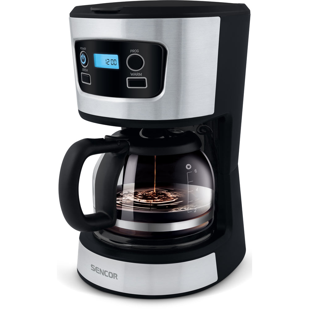 Overflow coffee maker Sencor SCE3700BK 700W 0.75 LCD reusable filter