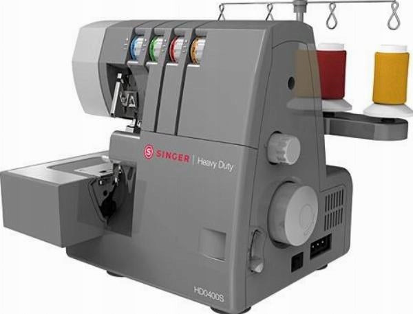 Overlock Singer HD0405S Dominant color silver/gray
