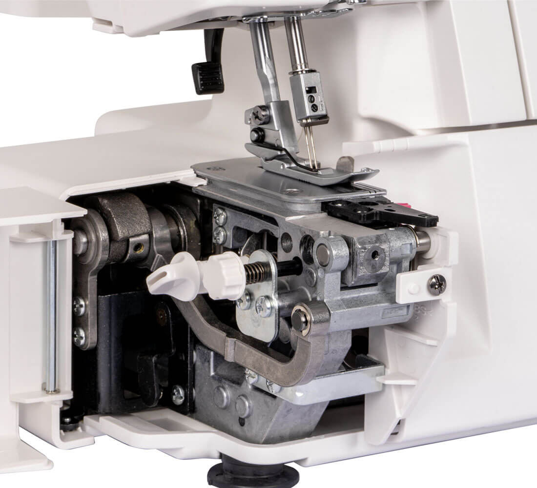 Overlock sewing machine Janome 454D, 7 stitches, 3/4-thread + Freebies Material metal