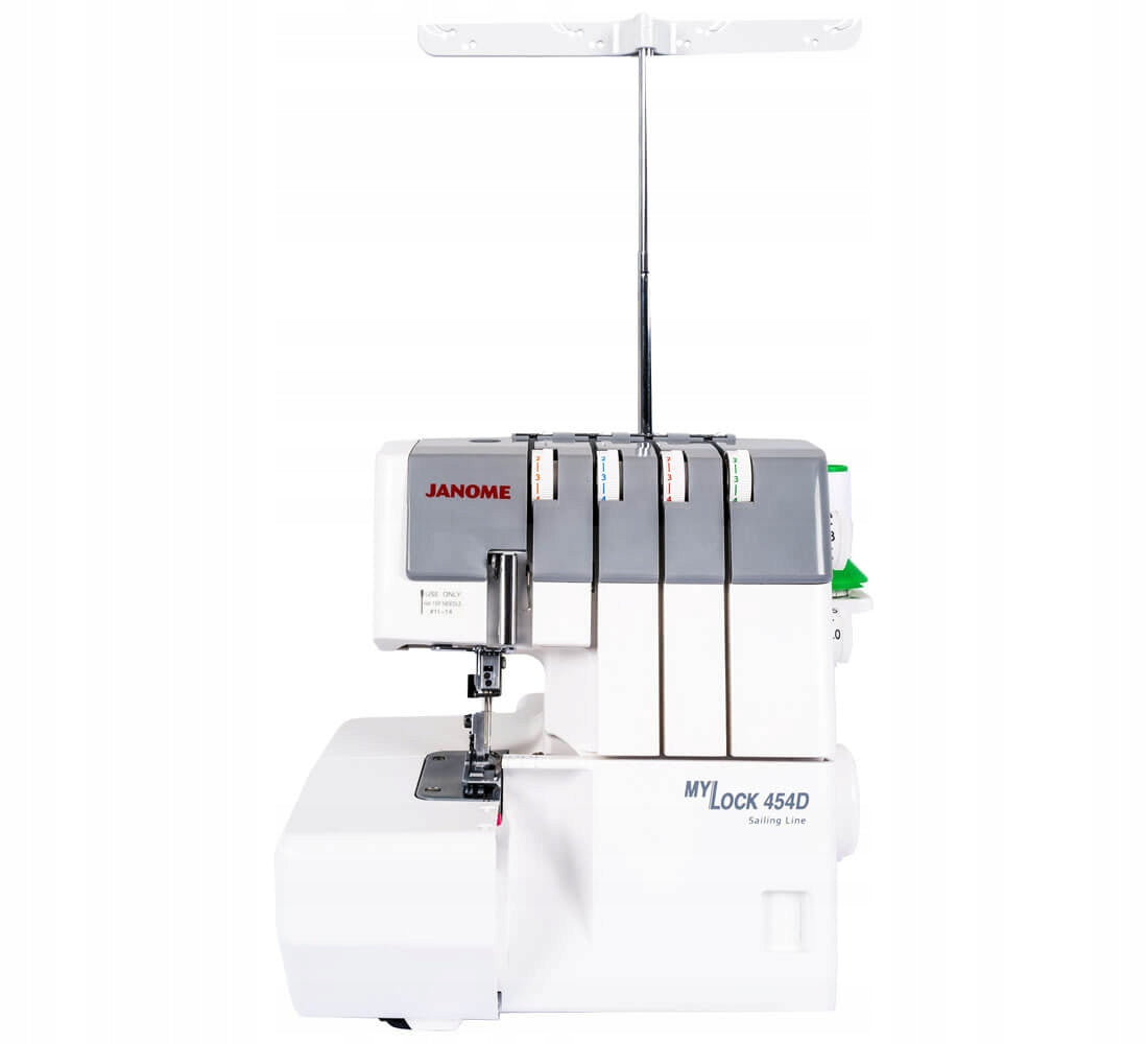Overlock sewing machine Janome 454D, 7 stitches, 3/4-thread + Freebies Model 454D