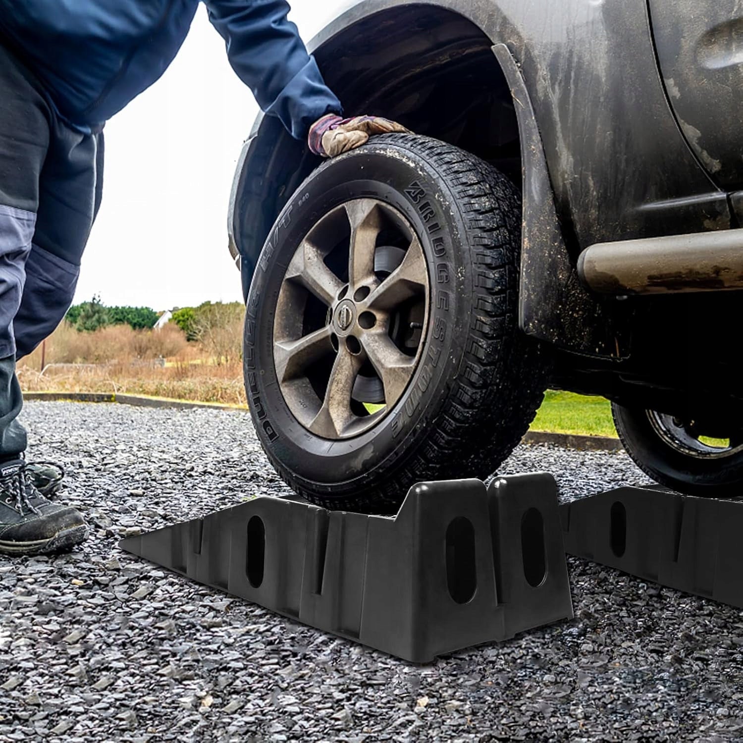 Overrun Car Ramp 3000 kg Driveway 2x Driveways 2pcs S-PRO Brand no brand