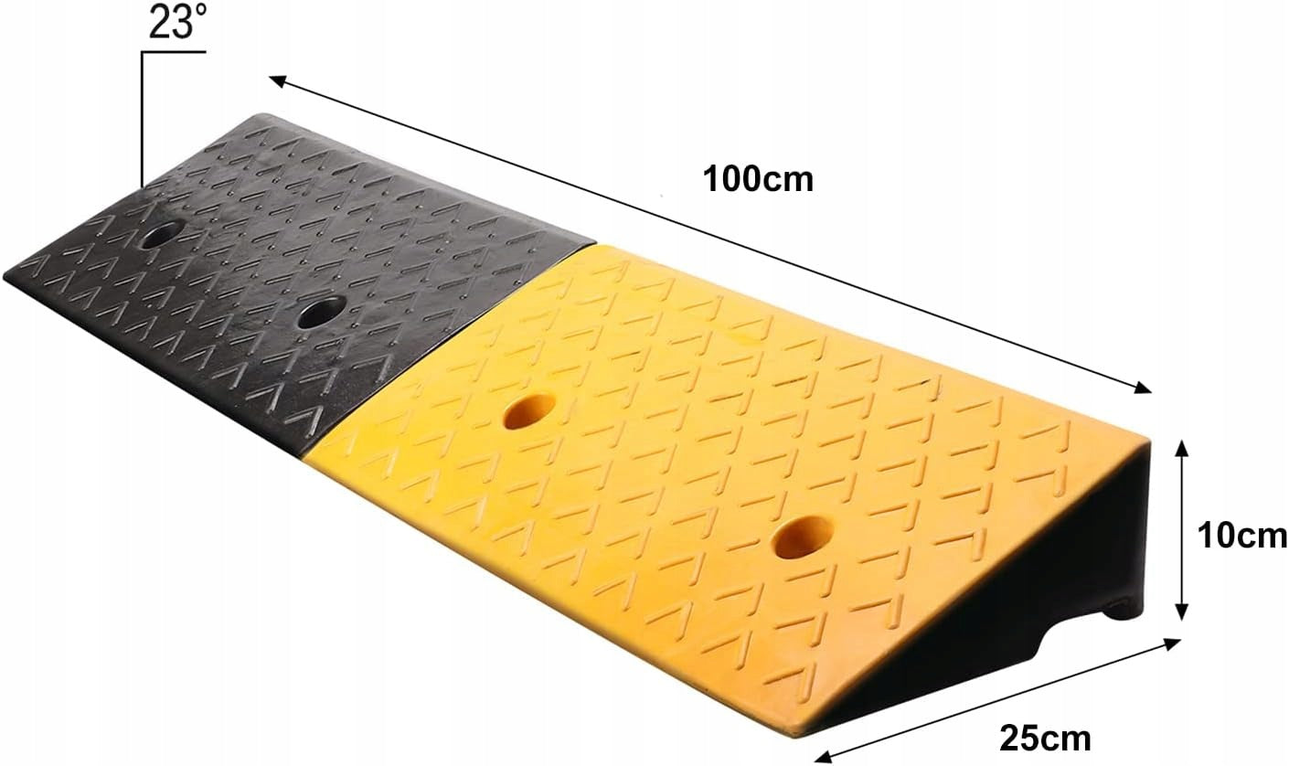 Overrun ramp high 10 cm for cars motorcycles strollers and walkers Manufacturer code Rampa Najazdowa wysoka 5 cm dla samochodów