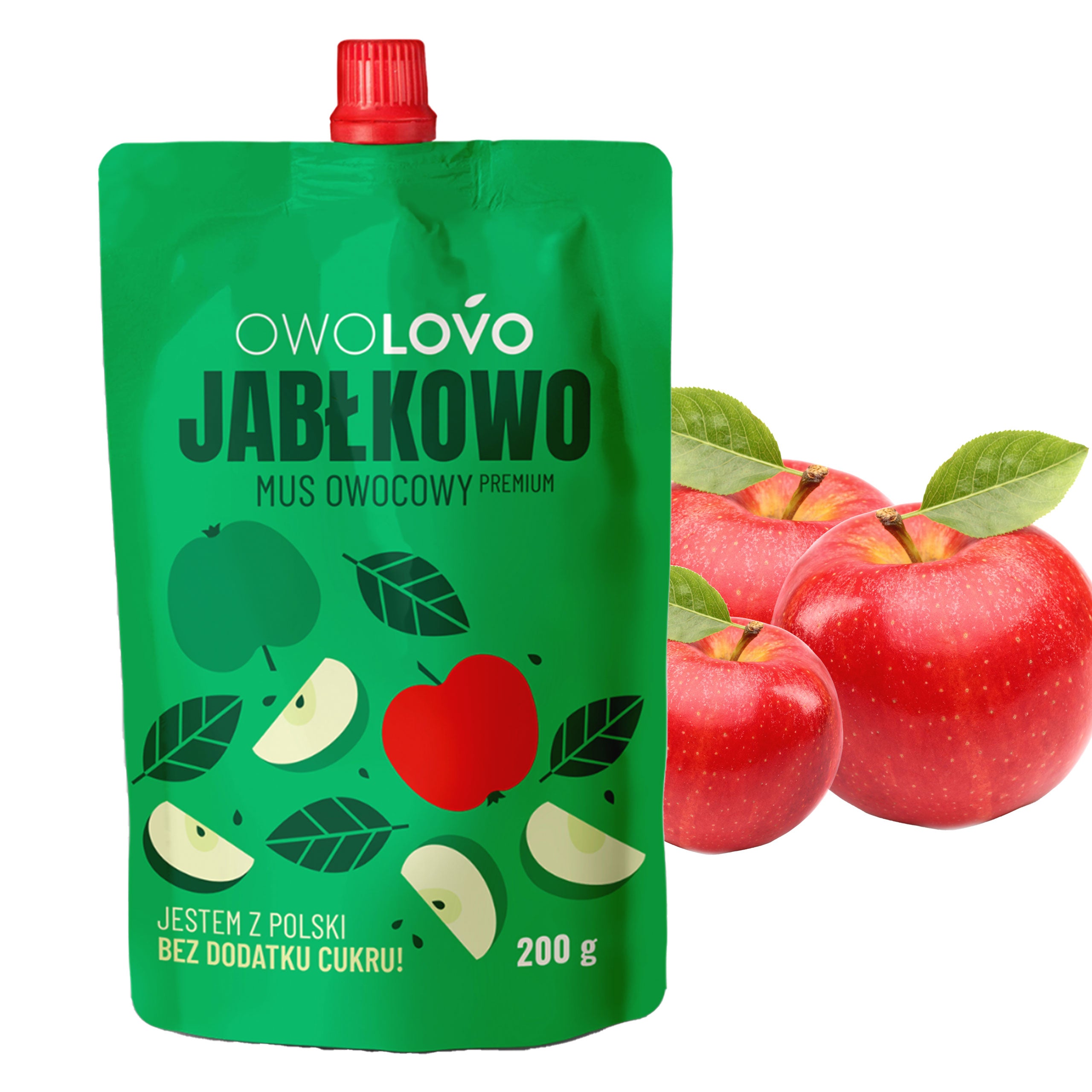 Owolovo Fruit mousses MIX of flavors 10 x 200g (2000g) Manufacturer code OWOLOVO deserek dla dzieci MIX SMAKÓW