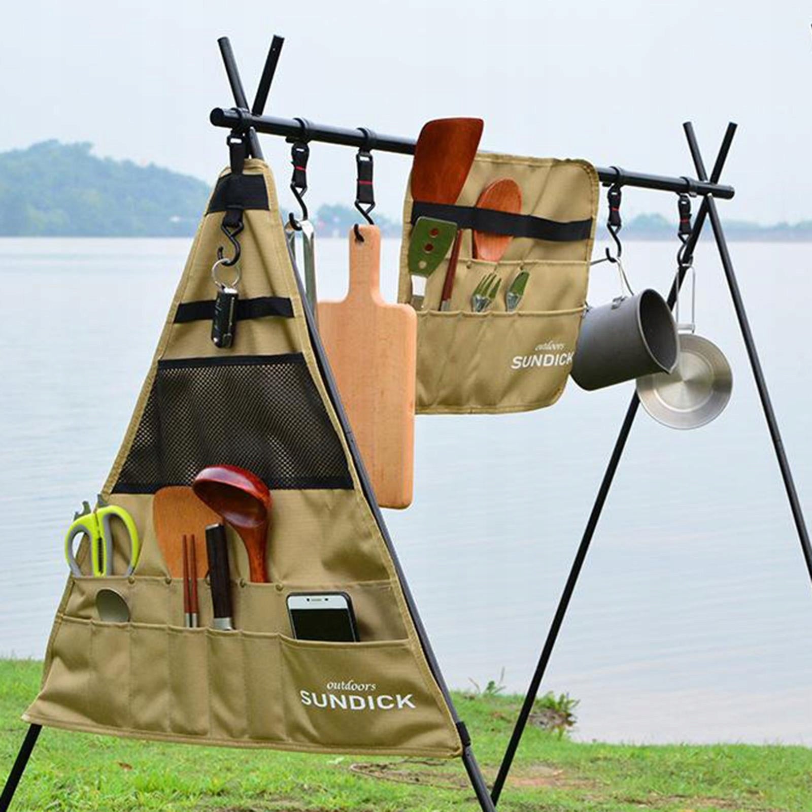 Oxford Cloth Outdoor Camping Picnic Tableware Manufacturer code gazechimp-66027121