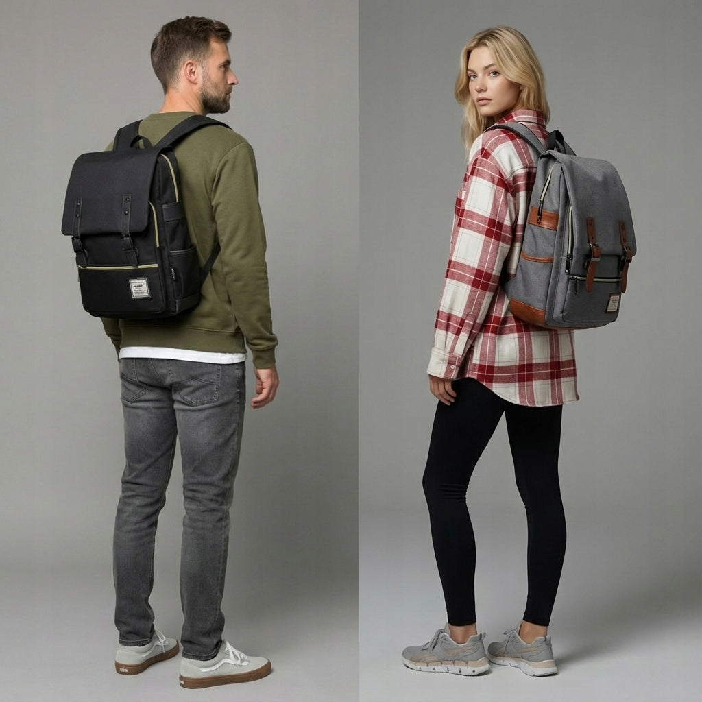 Oxford School Laptop Backpack 15 Jeans USB Packaging status original
