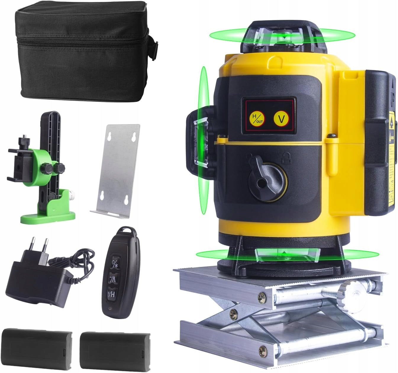 P/15 Self Leveling Laser Level 4 x 360 Green 16 Lines