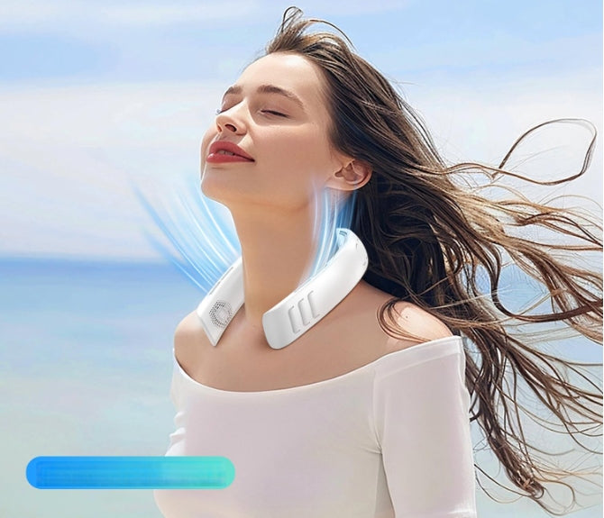P/22 Fan Neck Fan Turbo 6000 mAh Portable Adjustable 360° B Dominant color white