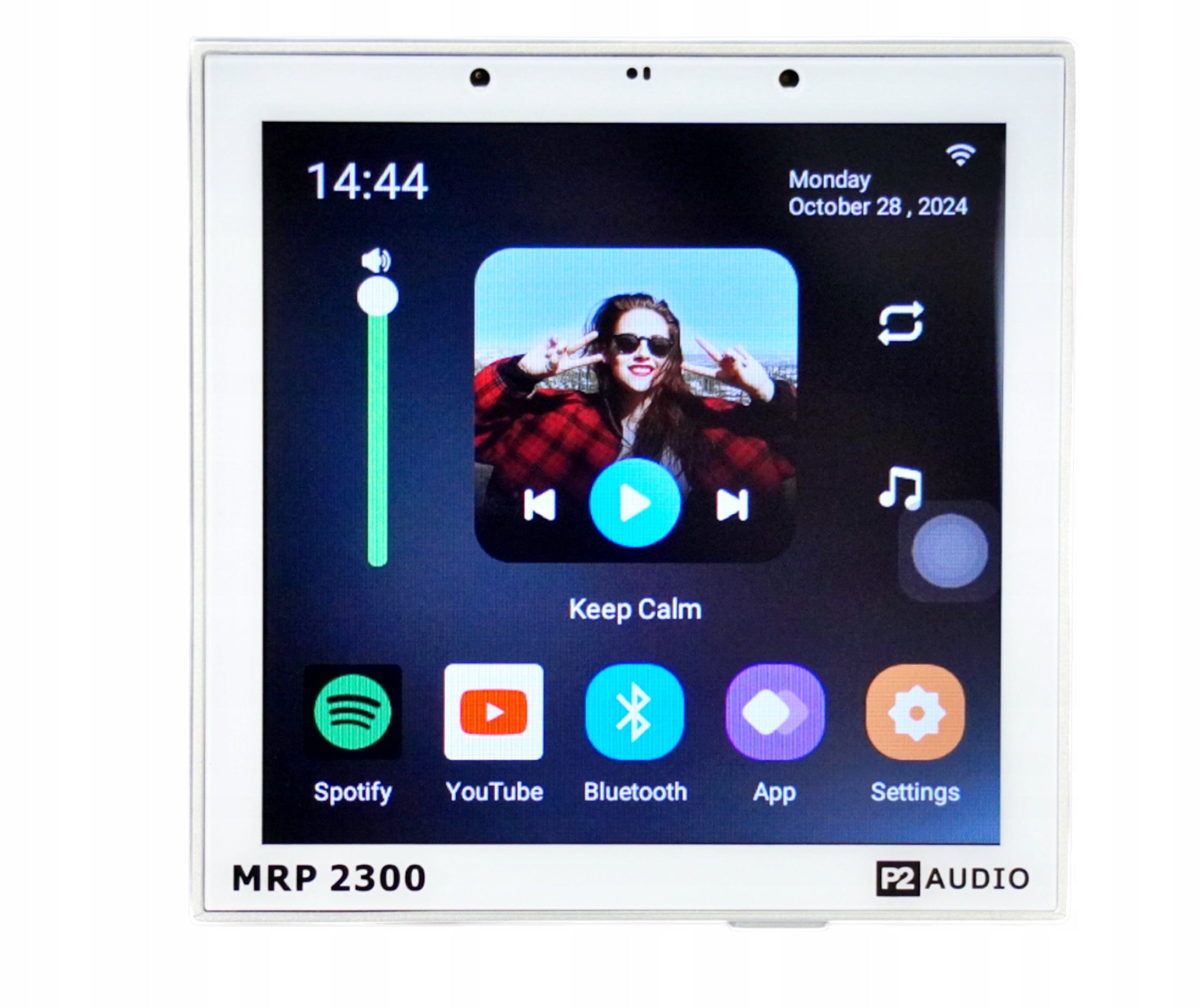 P2 AUDIO INTERNET FLUSH MOUNT RADIO FOR BATHROOM KITCHEN WIFI BT WHITE Manufacturer code 5905137924241