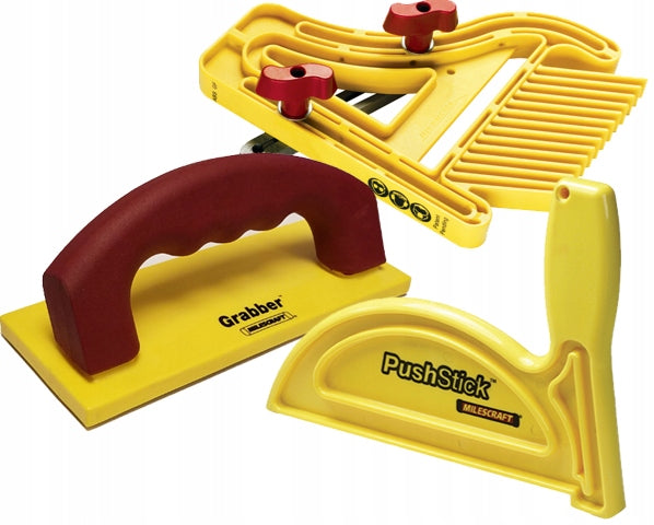 PACKAGE SAFETY PUSHER, CARPENTRY COMB