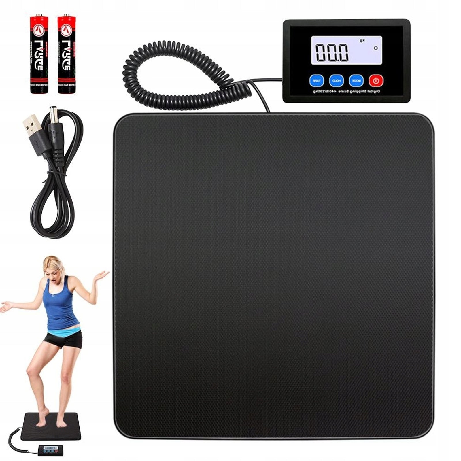 PACKAGE WEIGHT 40G-200KG PRECISION WITH AUTOMATIC SHUTDOWN +POWER SUPPLY