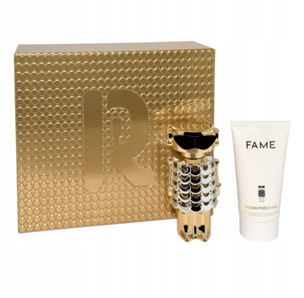 PACO RABANNE Fame Eau de Parfum set 50ml + body lotion 75ml Packaging status original