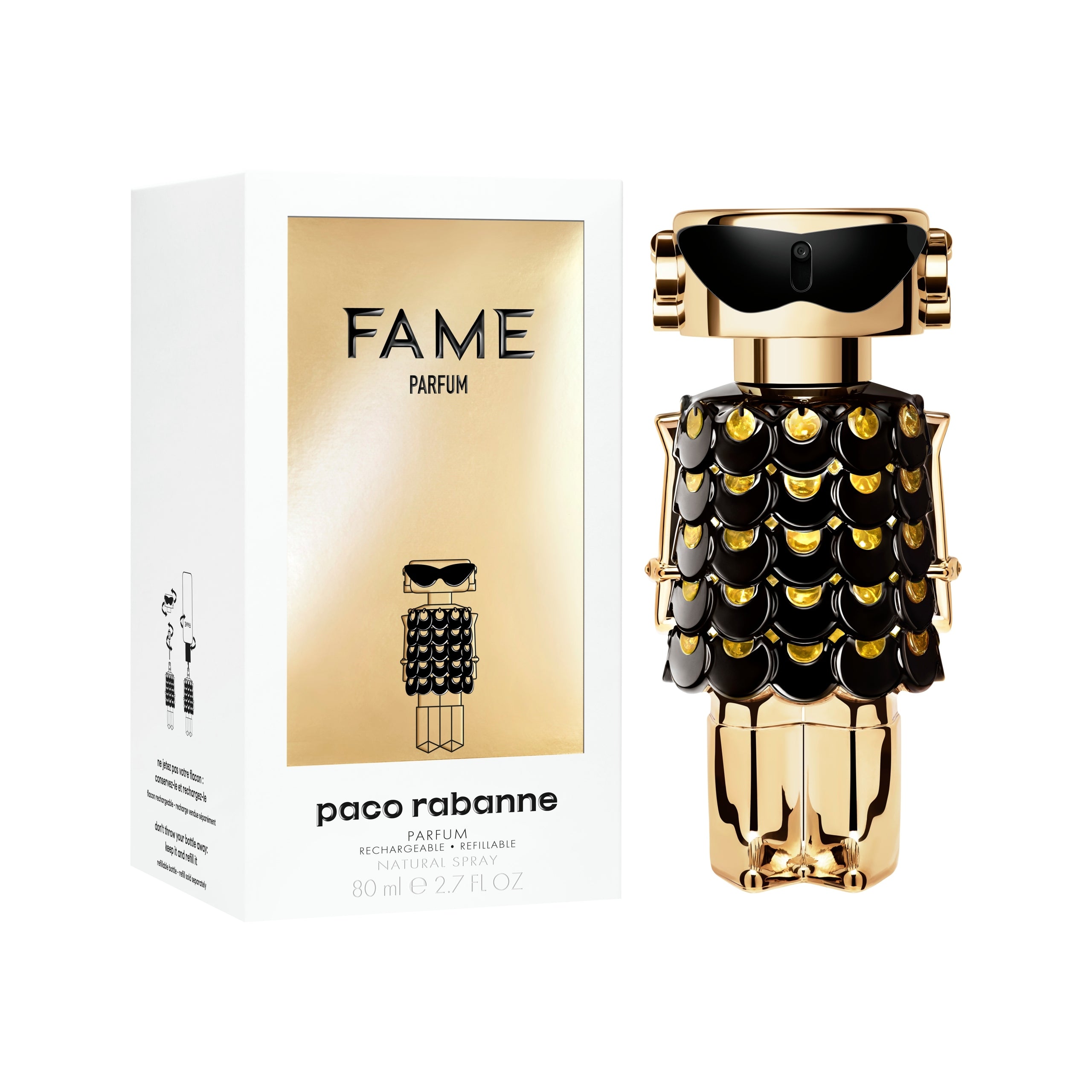PACO RABANNE Fame Parfum Eau de Parfum for women Women's Perfume 80ml Brand Paco Rabanne