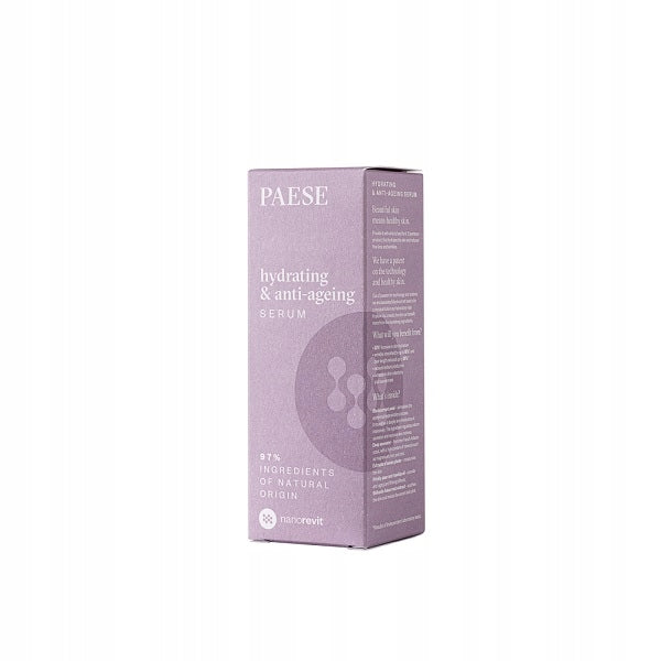 Drėkinamasis serumas nuo raukšlių Paese Hydrating and Anti-Aging Serum, 30ml