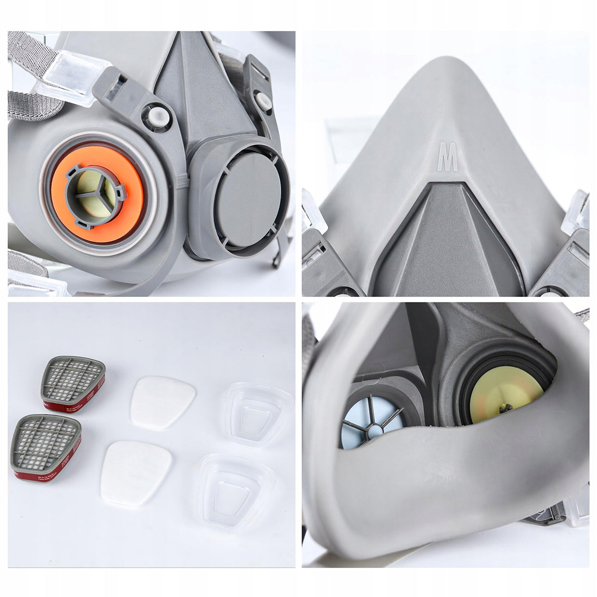 PAINT MASK HALF MASK PROTECTIVE DUST CARTRIDGES CARBON+FILTERS Medical device no