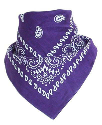 PAISLEY COTTON BANDANA FOR ADULTS FOR UNIVERSAL HAIR 6 PCS. Brand no brand