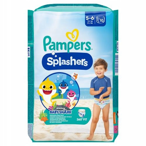 PAMPERS SPLASHERS SWIMMING DIAPERS WATER DIAPERS 14-18kg 10pcs EAN (GTIN) 5906516438311