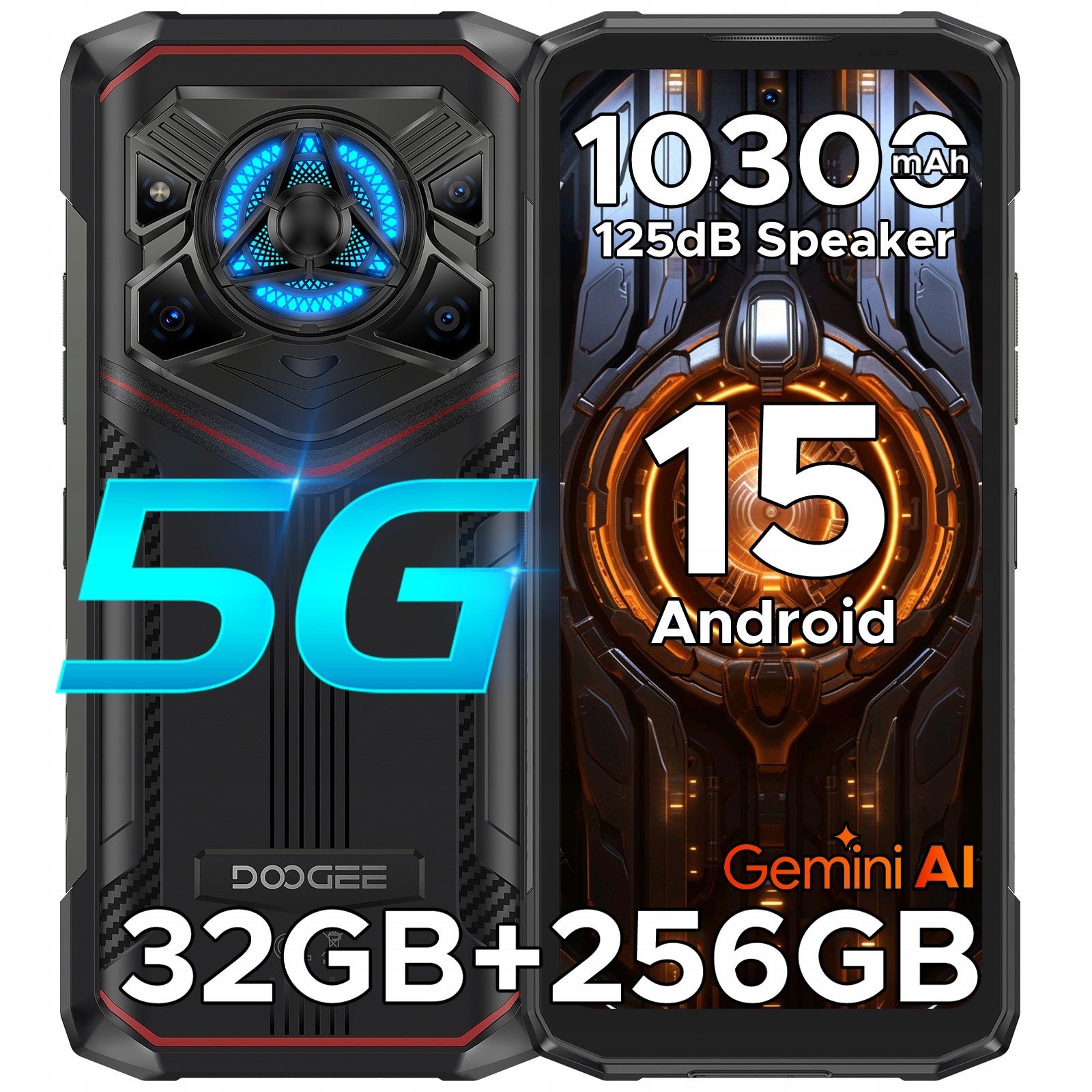 PANCEPNY DOOGEE BLADE20PLAY 5G Smartphone 32/256GB Android 15 6.6"10300mAh