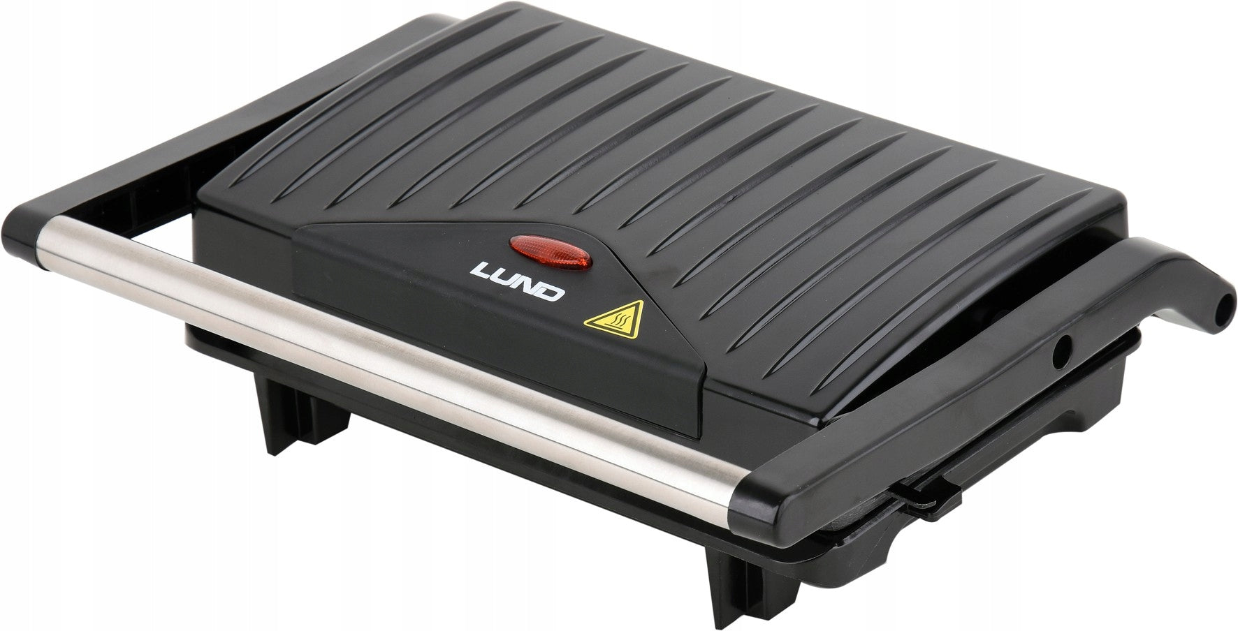 PANINI ELECTRIC GRILL SANDWICH TOASTER OVEN 750W LUND Dominant color black