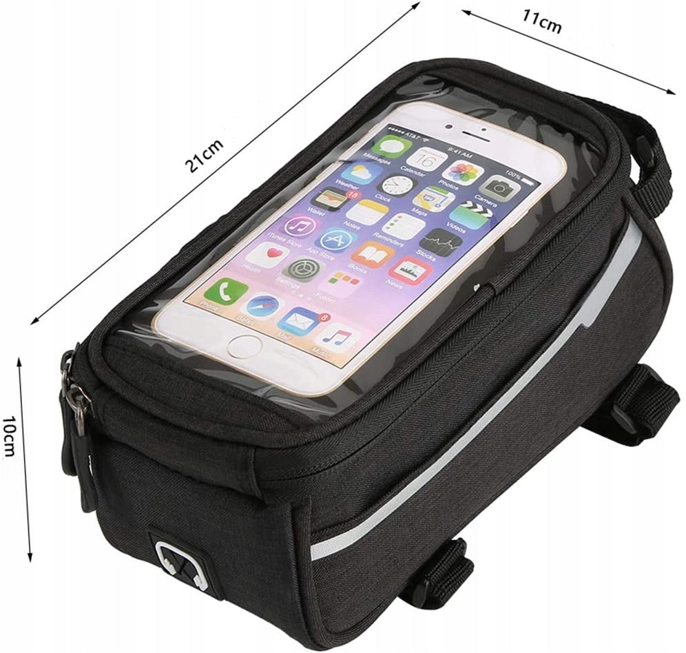PANNIER BAG BICYCLE BAG FOR FRAME PHONE WATERPROOF CASE B-SOUL 7 Capacity 1 l