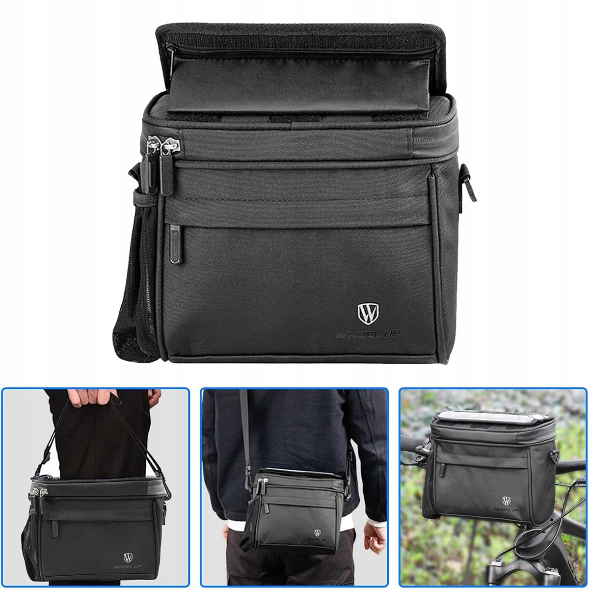 PANNIER BICYCLE BAG FOR HANDLEBARS BICYCLE PHONE WATERPROOF ROOMY 5L Capacity 5 l