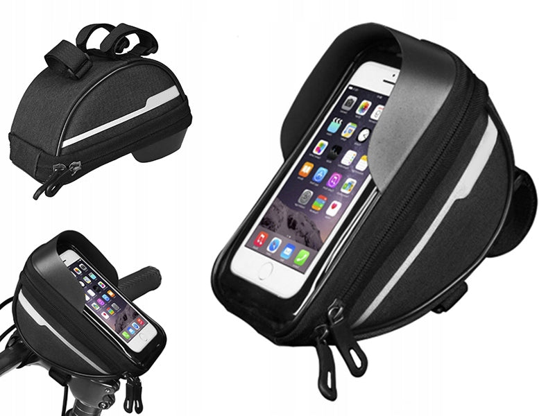PANNIER BICYCLE BAG PHONE HOLDER HANDLEBAR BICYCLE POUCH