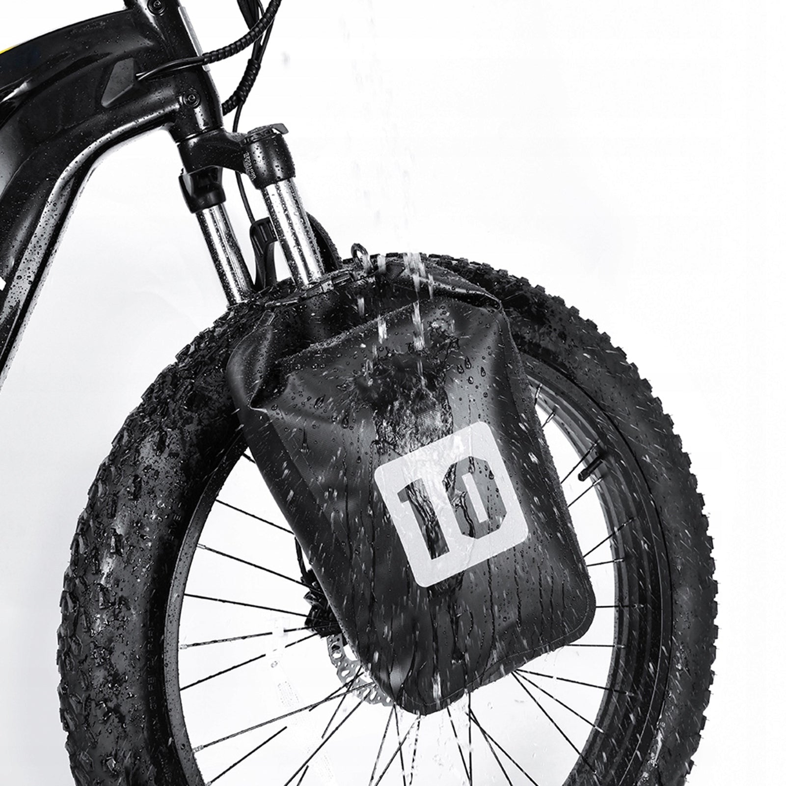 PANNIER BICYCLE BAG WITH MTB FORK HOLDER BLACK WATERPROOF 10 L Manufacturer code 2716250038911