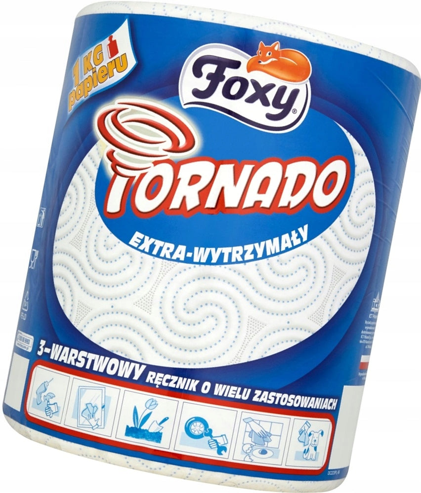 PAPER TOWEL FOXY TORNADO WHITE 1PCS VERY EFFICIENT Manufacturer code 5900935002238