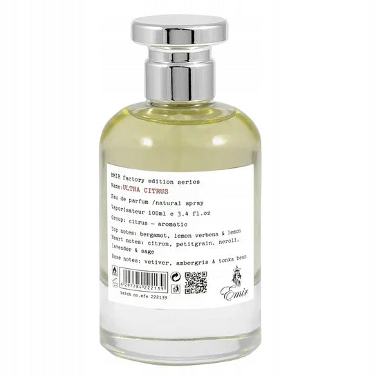 PARIS CORNER Emir Factory Edition Ultra Citrus 100 ml Eau de Parfum for men Brand Emir