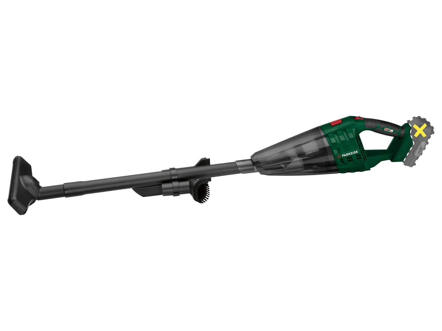 PARKSIDE Cordless Handheld Vacuum Cleaner PHSSA 20-Li D2 green + ACCESSORIES Brand Parkside