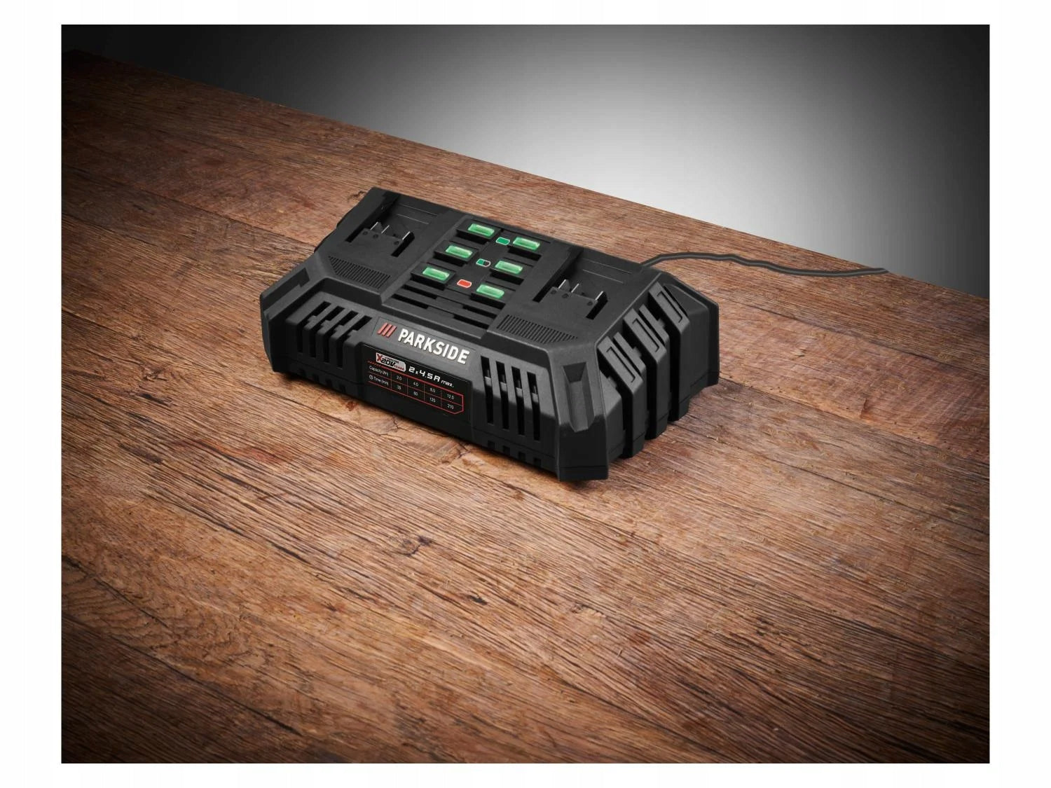 PARKSIDE Dual Battery Charger PDSLG 20 B1, 220 W / 2 x 4,5 A EAN (GTIN) 4048169411455