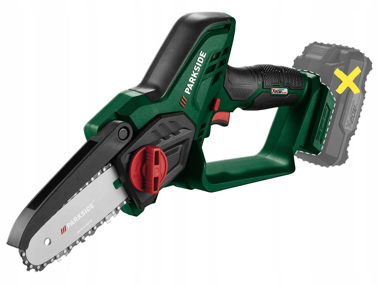 PARKSIDE PAGHS 20-Li C4 Lightweight 20V Cordless Chainsaw