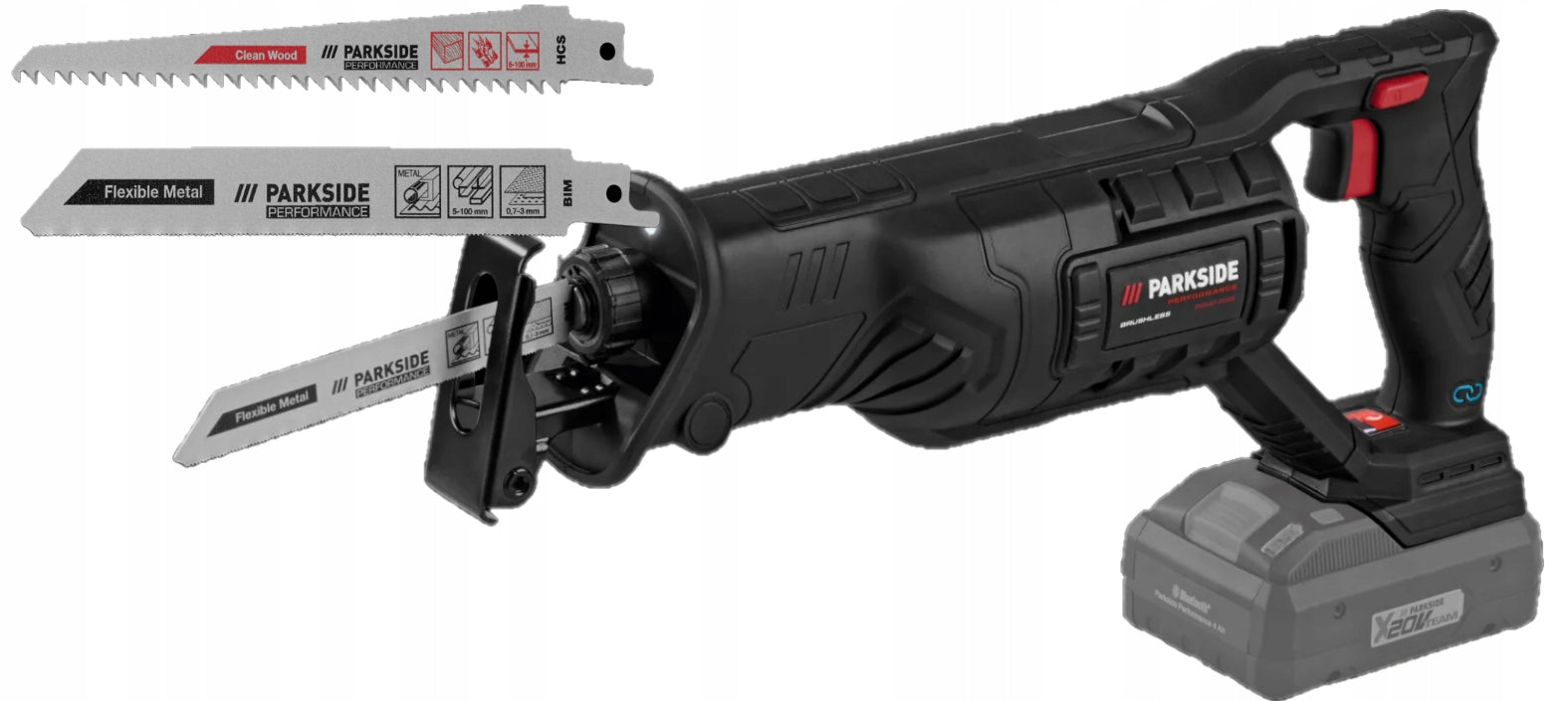 PARKSIDE PERFORMANCE Cordless Reciprocating Saw 20V PSSAP E6 VERY POWERFUL Packaging status original