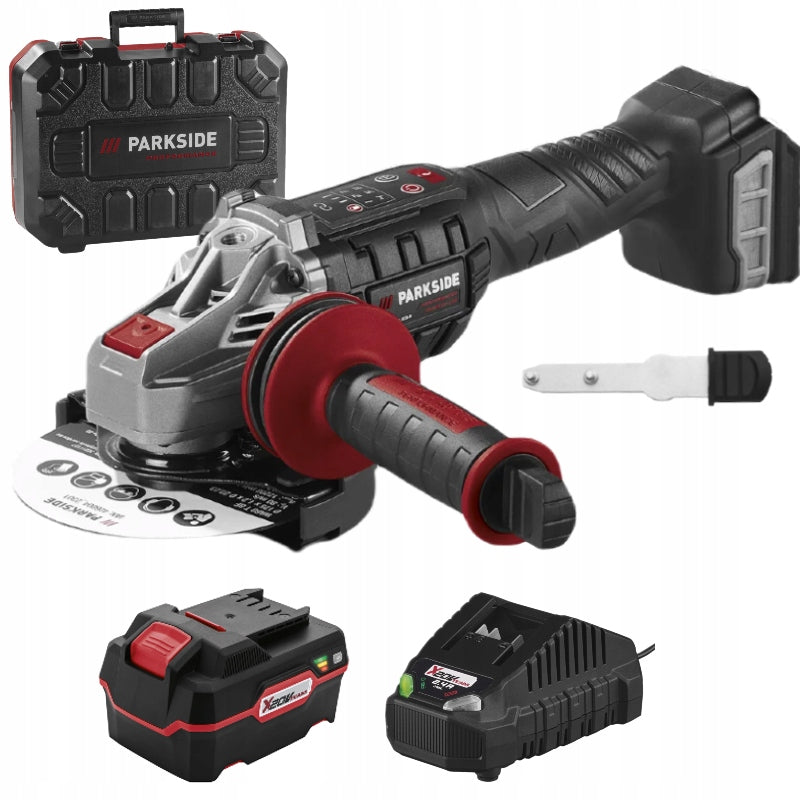PARKSIDE PERFORMANCE angle grinder PWSAP 20V battery 4ah NEWEST