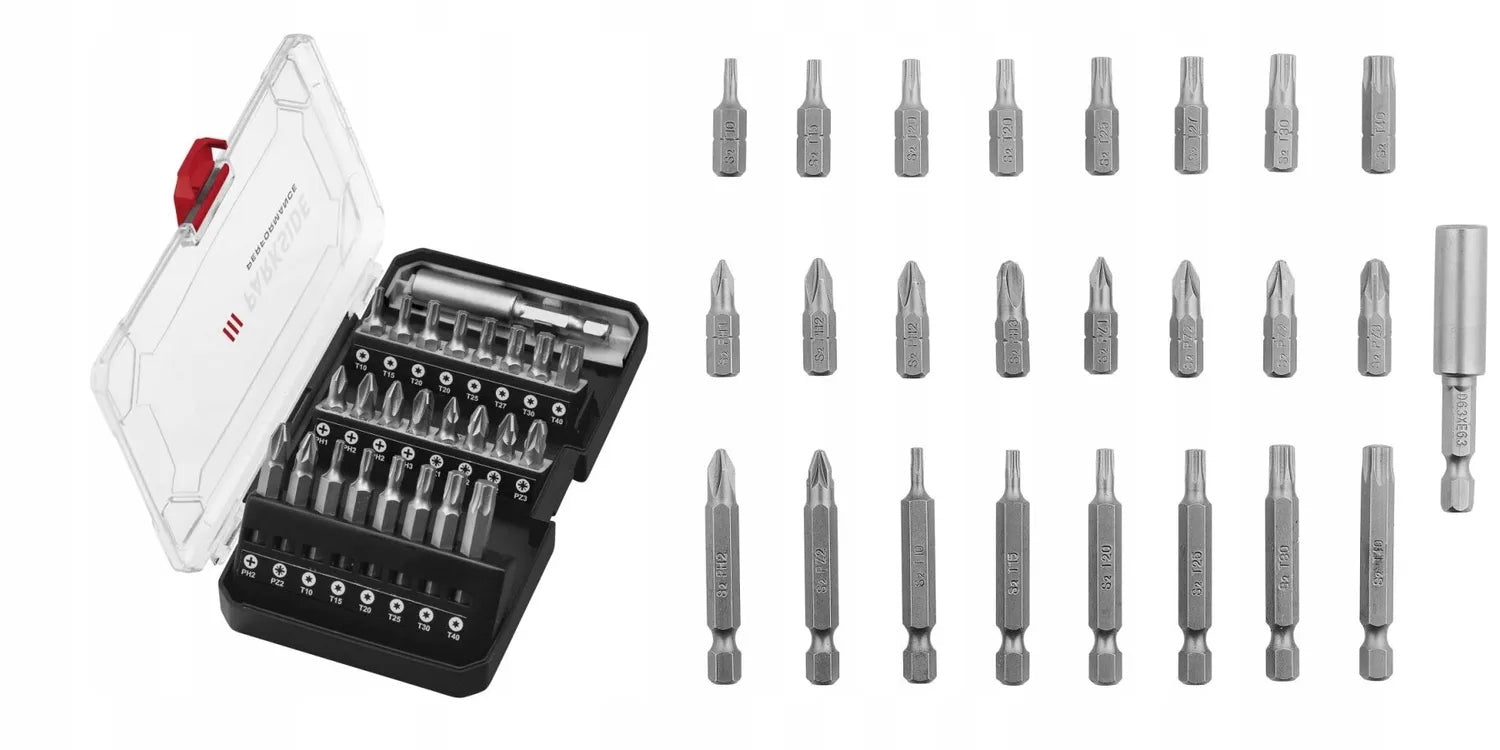 PARKSIDE PERFORMANCE screwdriver 35Nm PBSPA 12 E4 12V + 43x accessories + bag Power supply rechargeable battery
