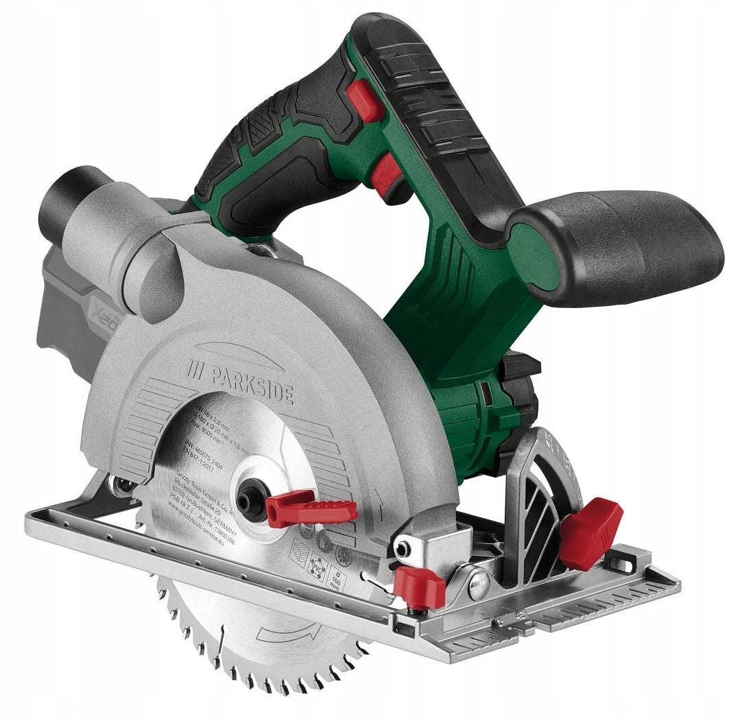 PARKSIDE PHKSA 20-Li C4 20v 160mm CIRCULAR CORDLESS SAW Brand Parkside